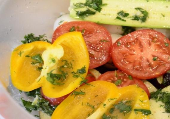 Овощи на мангале: рецепты овощей-гриль